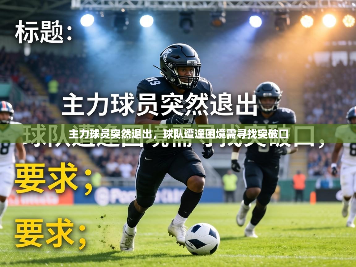 主力球员突然退出,球队遭逢困境需寻找突破口 第1张